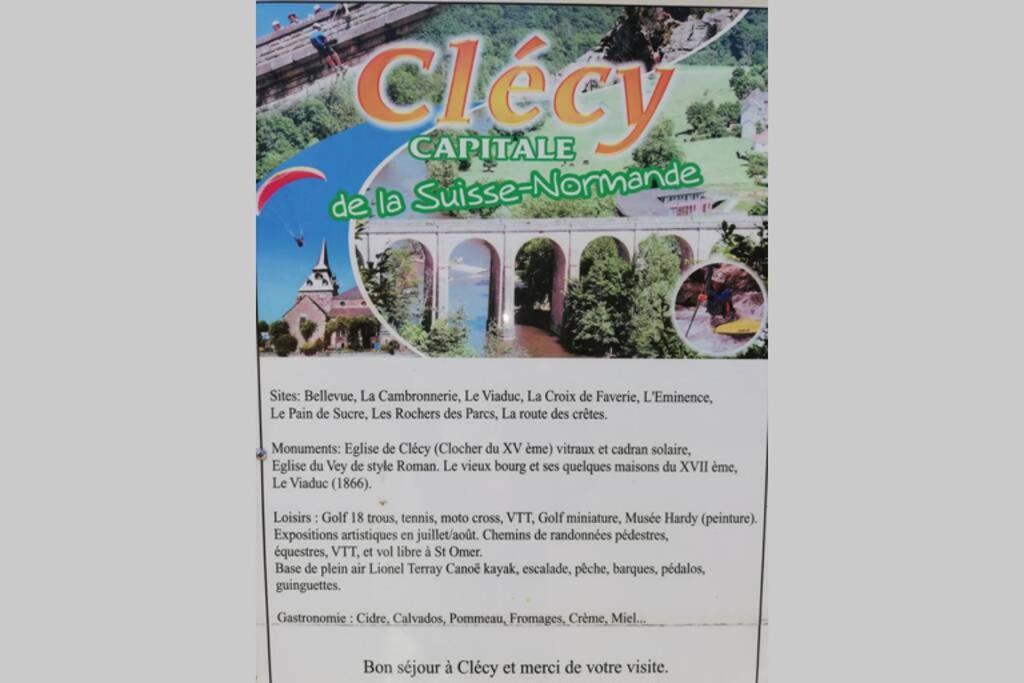 La Maison Reseau Cycle Et Gites Clécy 외부 사진